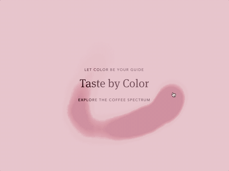 Coffee Color Guide canvas coffee colors drawing ecommerce javascript particles