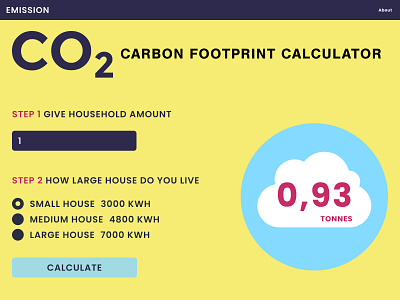 Carbon footprint calculator dailyuichallenge