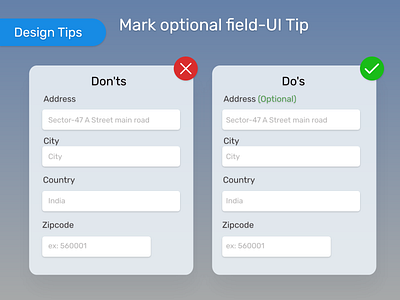 Mark optional UI tips by ConsoleBit Technologies on Dribbble