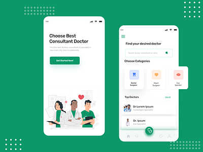 Simple and easy mobile app to find a DOCTOR