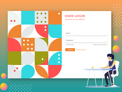 USER LOGIN FORM PAGE