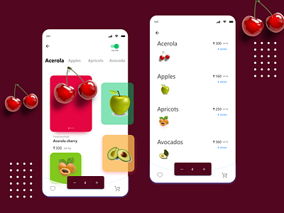 GROCERY APP UI