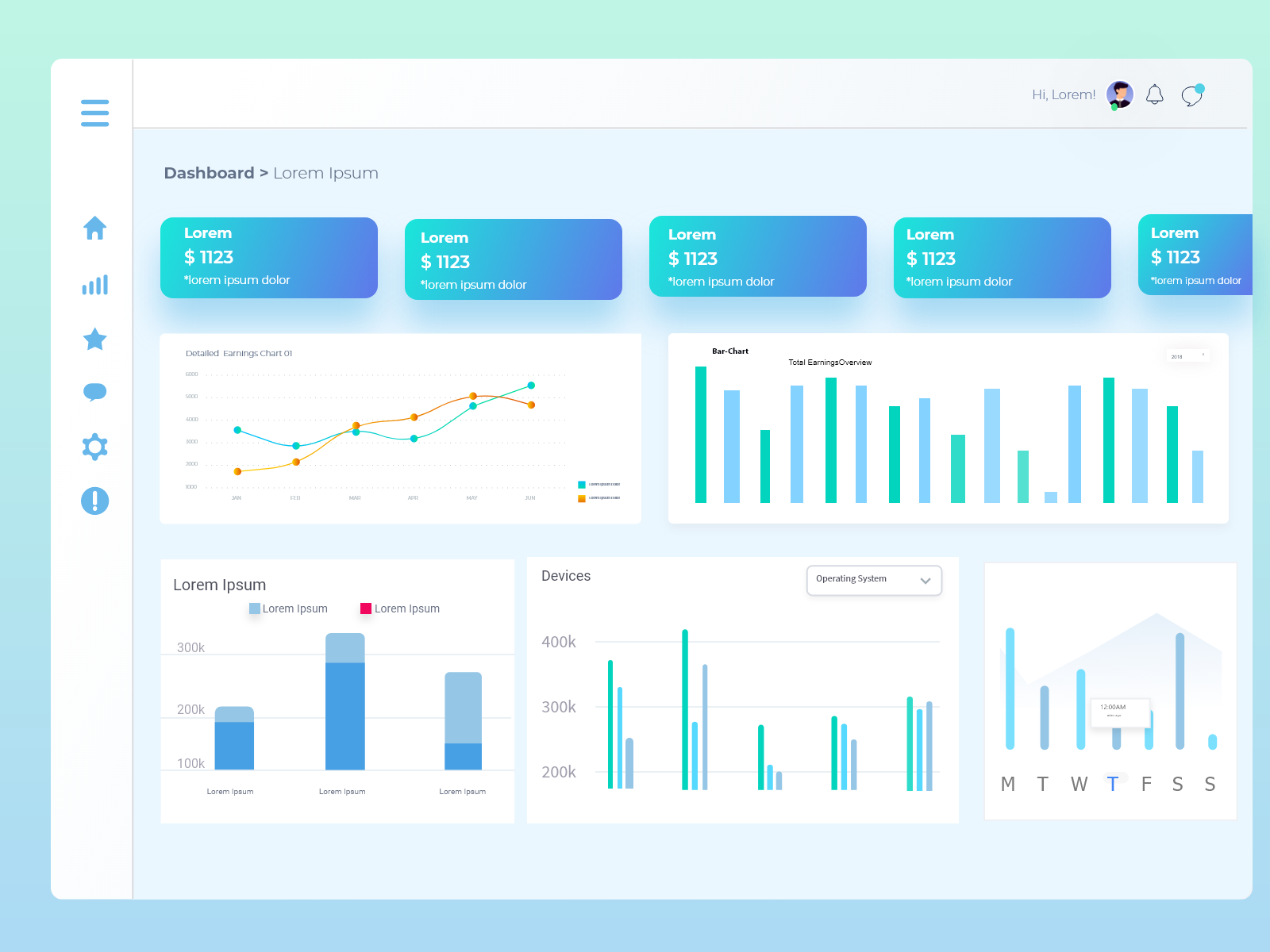 DASHBOARD DESIGN CONCEPT by ConsoleBit Technologies on Dribbble