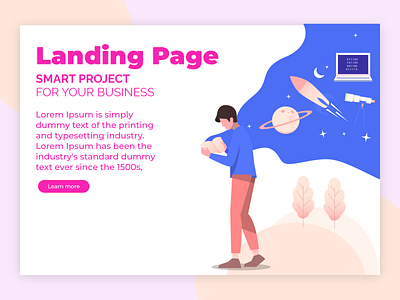 LANDING PAGE UI DESIGN