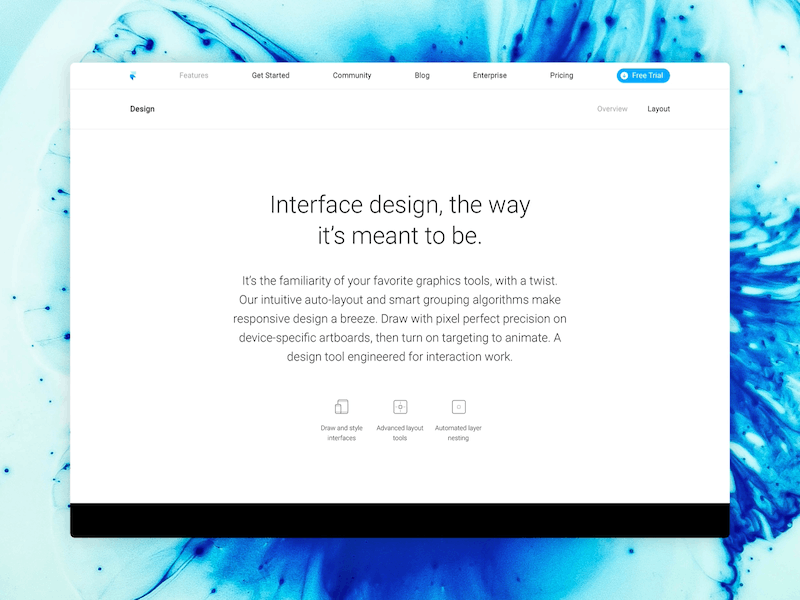 Dribbble design