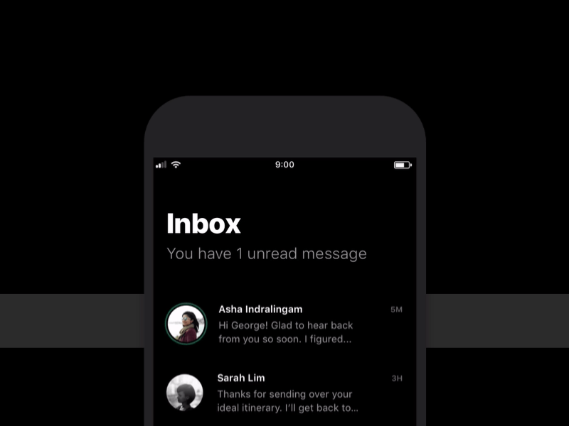 Inbox — Voyage UI Kit