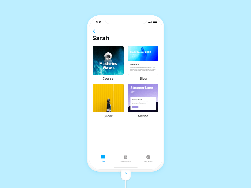 Framer Preview for iOS android app connect framer framerjs ios iphone mirror preview usb x