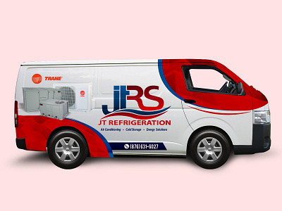 JT Refrigeration Van Wrap