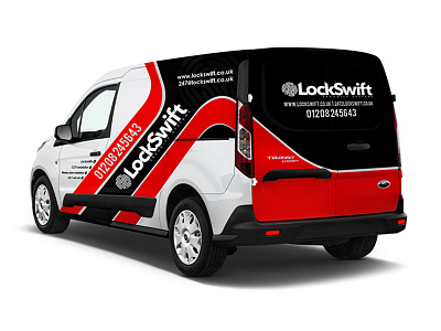 Lock Swift Van Wrap car car wrap design illustration lockswift swift van van cover van wrap