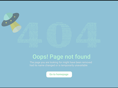 404 Page 008 404page dailyui day8