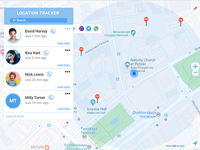 Location tracker 020 dailyui day20 locationtracker
