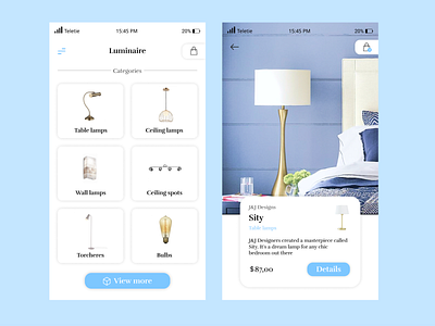 Breadcrumbs 56 breadcrumbs challenge dailyui day56 lamps light ui ux design