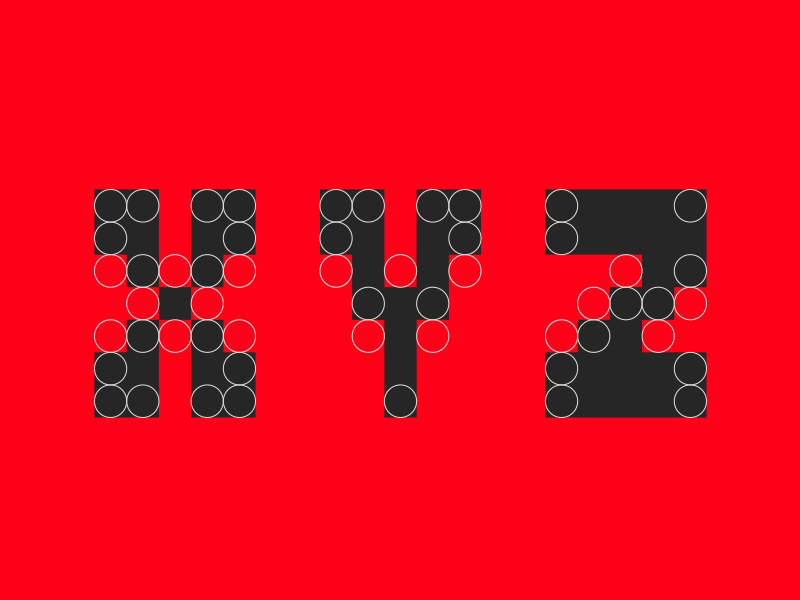 Rixel Typeface 8bit design font free grid letters modern pixel process retro type typeface