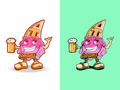 Icecream character adobe illustrator adobe photoshop amit dharankar cartoon cartoon character cartoon illustration cartooning cartoons character design characterdesign design hip hop ice cream ice cream cone illustration logo mascot mascot character rap rapper