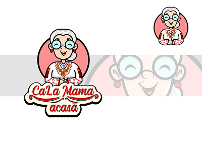 cala mama final adobe illustrator adobe photoshop bakery bakery logo caricature cartoon cartoon character cartoon illustration cartooning character design grandma grandmother granny logo mama mascot mascot logo old lady playful vector