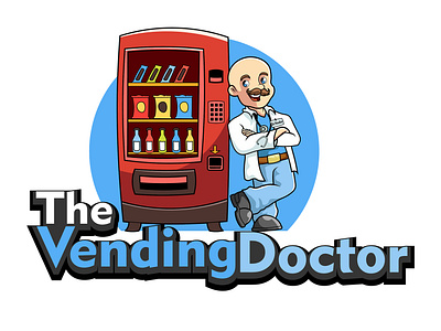 Mascot Design For The Vending Doctor