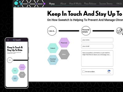 Sweetch Website | b2b2c Health Care adobe illustrator adobe photoshop adobe xd branding health care illustration marketing website responsive design ui design visual design web design