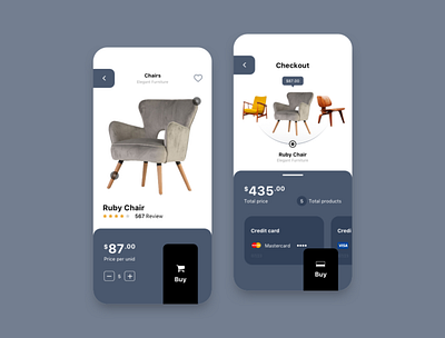 Furniture mobile app app design mobile app design ui ux