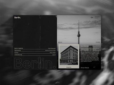 Berlin Tourist Guide Web Concept