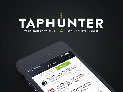 TapHunter Branding & iOS App alcohol app beer branding design ios minimal mobile redesign spirits ui web
