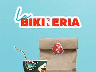 La Bikineria - Branding art direction branding design icon identity illustration logo stickers typography