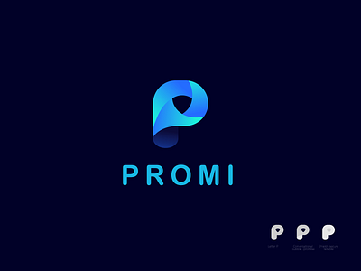 Logo Concept Promi branding conversation conversational logo deal deal logo dialogue logo logo design logodesign logotype minimal p p logo shield shield logo