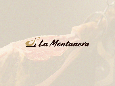 LaMontanera gourmet gourmet shop jam jam logo jamon jamon logo logo logo design logodesign logotype minimal shop