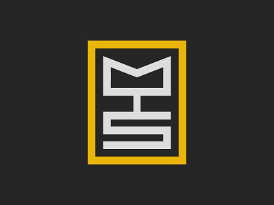 Personal Mongram angles gold initials monogram type