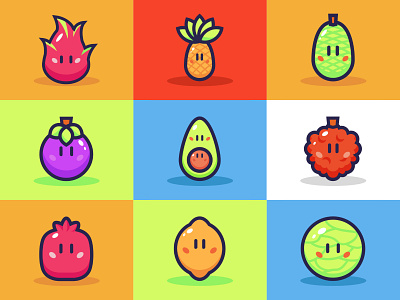 Fruit Cartoon Illustration part 2