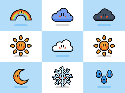 Weather Cartoon Illustration