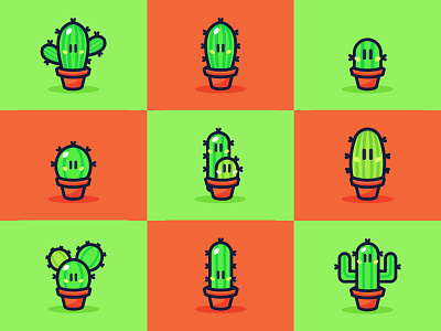 Cactus Cartoon Illustration