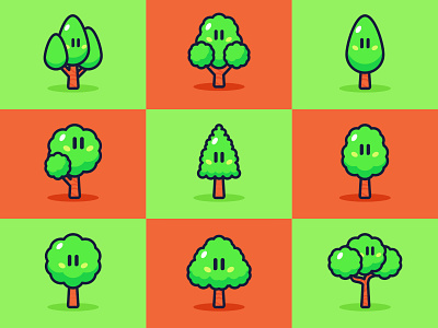 Tree Cartoon Illustration