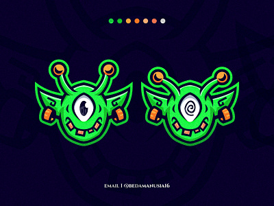 Goblien Alien Mascot Logo