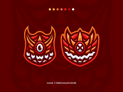 Demonic Cyclop Mascot Logo cartoon cyclop demon esport game illlustration illustrator logo mascot mascot logo red bubble satan shirt sport twitch youtube