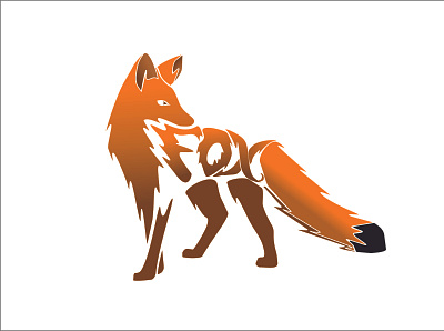 Fox animal logo fox logo foxof logo