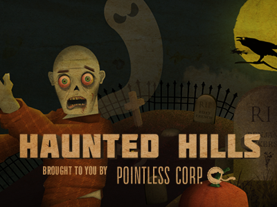 Haunted Hills cool halloween haunted hills pointless web