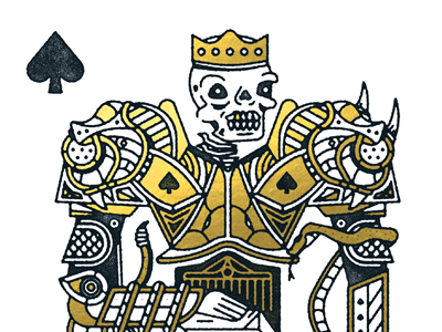 All Hail The Skeleton King by Billy French on Dribbble