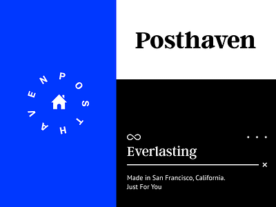 Posthaven brand elements home identity infinite tangents