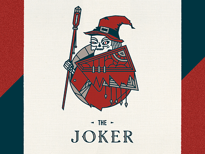 The Joker hat joker playing cards skeleton staff witch wizard