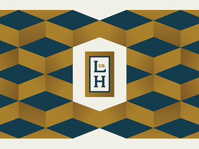 LHco badge branding pattern