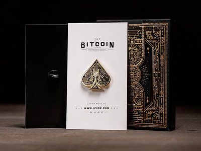 Ace of Bitcoin ace bitcoin cryptocurrency enamel enamelpin kickstarter
