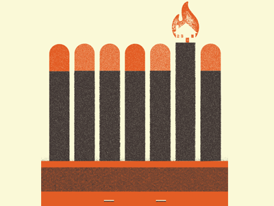 Hot Stuff illustration matches poster