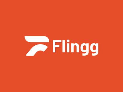 Letter F Flingg Logo