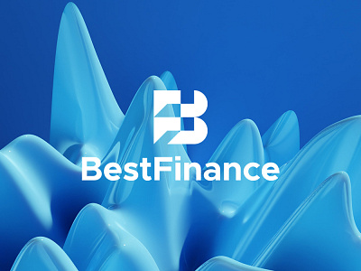 BestFinance Logo abstract brand company design finance financial fintech geometric letterb letterf logo logo design modern monogram