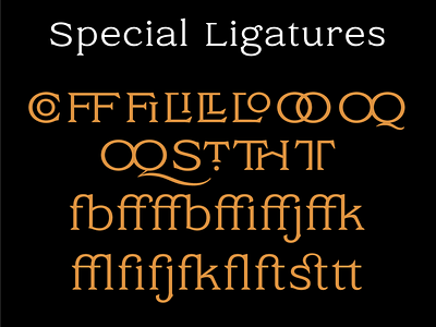 Cottonhouse Ligatures font for sale font shop fonts ligatures type design typeverything