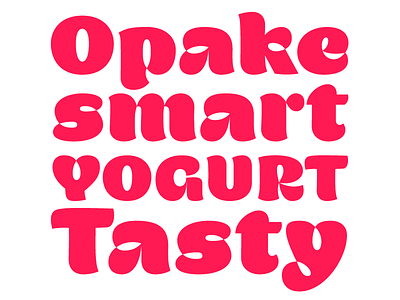 Opake Typeface