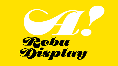 Robu Display bold display typeface fonts fontshop robu typeface typeverything