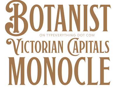 Botanist Typeface