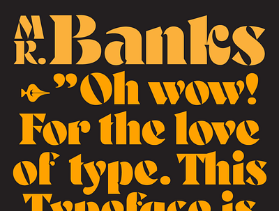 Mr Banks font shop fonts free font type designer typedesign typeface
