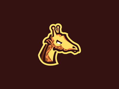 Rough Giraffe branding design flat giraffe illustration illustrator logo mascot mascot logo mascotlogo vector